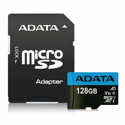 CARD MicroSD ADATA 128 GB MicroSDXC AUSDX128GUICL10A1-RA1 foto