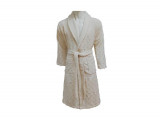 Halat de Baie Jacquard Velour, Pentru El, Clerica Cream