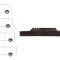 Prag metalic Vw Transporter (T5), 2004-2015, parte montare Prag stanga, sub usa fata, 956841, Aftermarket