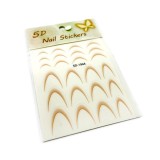 Stickere tip slider design french-ombr&eacute; #1944