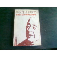 NOTE SI CONTRANOTE - EUGENE IONESCO