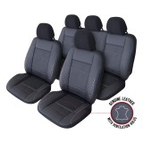 Cumpara ieftin Set huse scaune compatibile HYUNDAI ACCENT 2011-2017 insertii de piele naturala