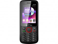 Telefon Dual SIM Media-Tech Dual HQ cu Ecran 2.4inch, Ecran LCD, Baterie Litiu tip Nokia, Culoare Negru/Rosu foto