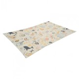 Covor joaca pliabil din spuma, U-Grow, 180 x 120 x 1 cm, Alfabet