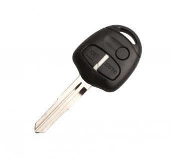 Carcasa cheie Topautochei&reg; pentru Mitsubishi Lancer EX Evolution Grandis Outlander 3 butoane, lamela canelura stanga