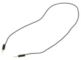 Cablu de măsurare neizolat 0,3m negru 60VDC 30VAC 3A