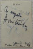Dedicatii olografe Constantin Gurita si Horia Caciulescu