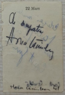 Dedicatii olografe Constantin Gurita si Horia Caciulescu foto
