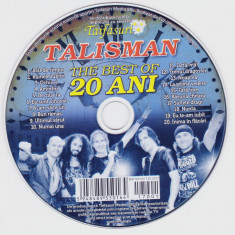 CD Rock: Talisman - The Best of 20 ani ( original, stare foarte buna )