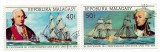 Madagascar (2) - A 200-a aniversare a independentei SUA, 1976 - serie obliterata