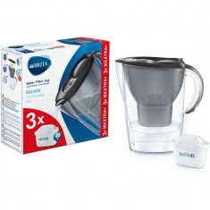 Cana filtranta Brita Marella, 2.4 L, Gri + 3 filtre Maxtra+