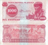 1976 ( 11 XI ) , 1,000 kwanzas ( P-113a ) - Angola