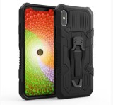 Husa Armour pentru iPhone XR + Cablu de date cadou, Negru