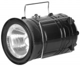 Lampă Strend Pro Camping CL102, LED, 80 lm, 1200 mAh, efect de flacără, lanternă de camping, &icirc;ncărcare solară, ieșire USB