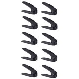 Cumpara ieftin Set 10 buc, Organizator, Suport pentru Incaltaminte, Reglabil 3 Pozitii, Dublare Spatiu Depozitare, 6&times;25.5&times;11/17 cm, Negru