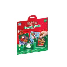 Set creativ de razuit, cu tematica Craciun, Sanie