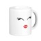 Cana alba personalizata Kiss, INOVATIX&reg;. 330ml