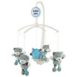 Cumpara ieftin Carusel muzical Baby Mix, ursuleti gri