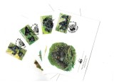Rwanda 1985 - Fauna WWF, gorile, serie plicuri prima zi