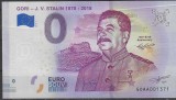 !!! X. RARR 0 EURO SOUVENIR - GEORGIA ,GORI , STALIN - 2018.1 - UNC / CEA DIN SCAN