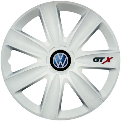 Set 4 Capace Roti GTX Alb R15, Compatibil Cu Volkswagen foto