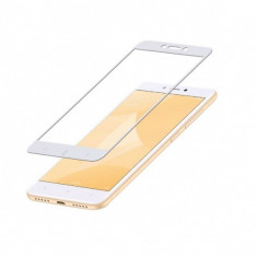 Folie protectie sticla securizata full size pentru Xiaomi Redmi 4X, alb foto