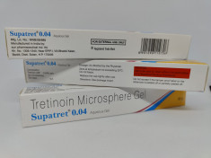 Tretinoin incapsulat Micro Gel Supatret Microsphere 0.04% acnee foto