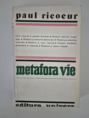 Paul Ricoeur Metafora vie foto