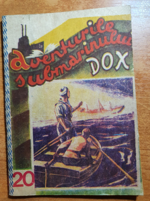 carte pentru copii anii &#039;90 -aventurile submarinului dox,nr 20