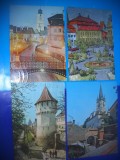 HOPCT LOT 2154 SIBIU -4 CARTI POSTALE-CIRCULATE