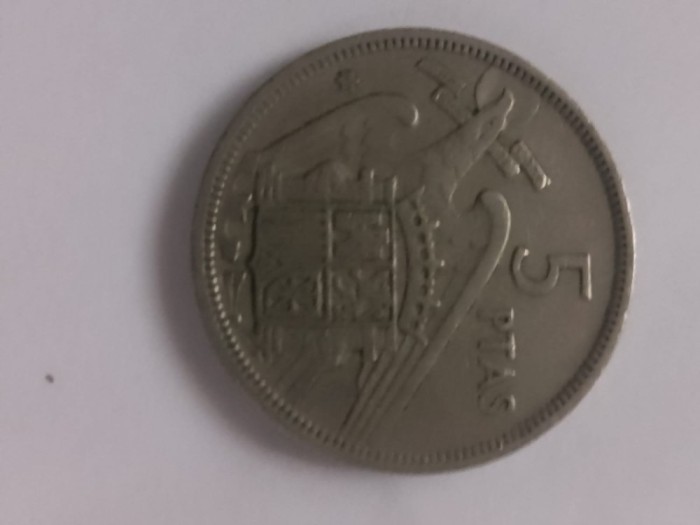 5 pesetas 1957