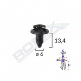 CLIPS FIXARE PENTRU LEXUS/SUZUKI/TOYOTA/HONDA/YAMAHA 6X13.4MM - NEGRU SET 10 BUC, ROMIX