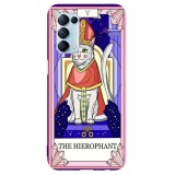 Husa compatibila cu Oppo A53 model The Hierophant Cat, Silicon, TPU, Viceversa, Transparent, Carcasa