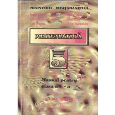 Matematica. Manual pentru clasa a V-a - George Turcitu, Niculae Ghiciu
