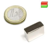 Magnet neodim bloc, 20x8x15 mm, putere 8,6 kg, N42