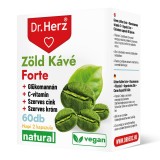 Capsule vegane cu Cafea verde Forte + vitamina C Dr Herz 60 buc