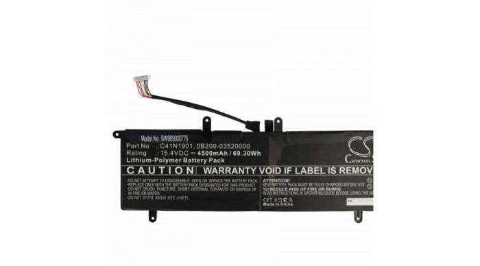 Baterie VHBW C41N1901 Asus ZenBook Duo UX481FA-HJ047T 4500 mAh