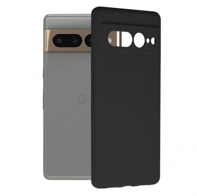 Husa telefon Google Pixel 7 Pro - Techsuit Soft Edge Silicone - Black foto