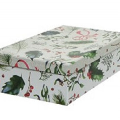 Cutie cadou mica - Giftbox Paper Christmas | Kaemingk
