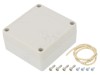 Carcasa Universala Hammond RP1050 Policarbonat IP65 Gri 80x85x40mm UL94HB