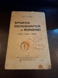 Situatia demografică a Rom&acirc;niei - Em. D. B. Vasiliu
