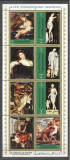 Ajman, arta, pictura, nuduri, Tintoretto, Cranach, 1972, MNH, Nestampilat