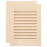 Cumpara ieftin Usi de dulap design lambriu 2 buc. 39,5x29,5 cm lemn masiv pin