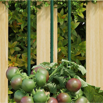 Tarusi pentru plante de gradina, 30 buc., verde, 150 cm, otel GartenMobel Dekor foto