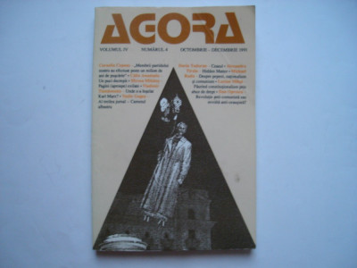 Agora, vol. IV, nr. 4, octombrie-decembrie 1991 foto