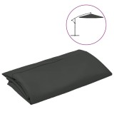 Vida XL Panza de schimb umbrela de soare consola, antracit, 350 cm