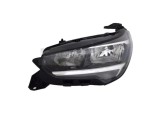Far Opel Corsa/-E F, 06.2019-12.2023, montare fata, stanga, H15+H7+PWY24W; electric; cu motor; halogen, TYC