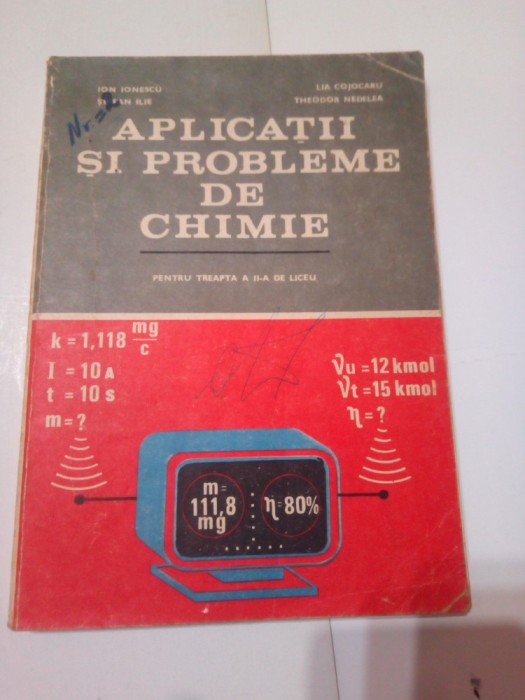 APLICATII SI PROBLEME DE CHIMIE ~ COLECTIV