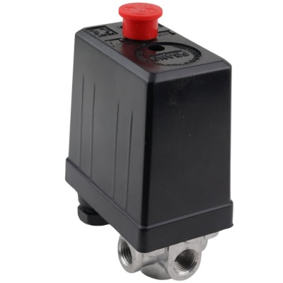 Presostat compresor aer comprimat 220v 4 iesiri 1/4 foto
