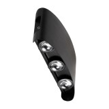 Aplica Monty LED 6X6W 3000K IP54, negru, Erste